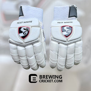 SG. Test White - Batting Gloves