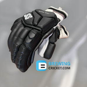 SS Ton Super Test Black - Batting Gloves