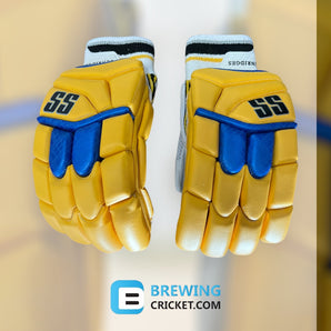 SS Ton Hitech Yellow - Batting Gloves