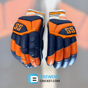 SS Ton Super Test Blue Orange - Batting Gloves